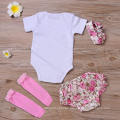 New Children′s Cotton Wear Baby Romper Set Short Skirt Baby Set